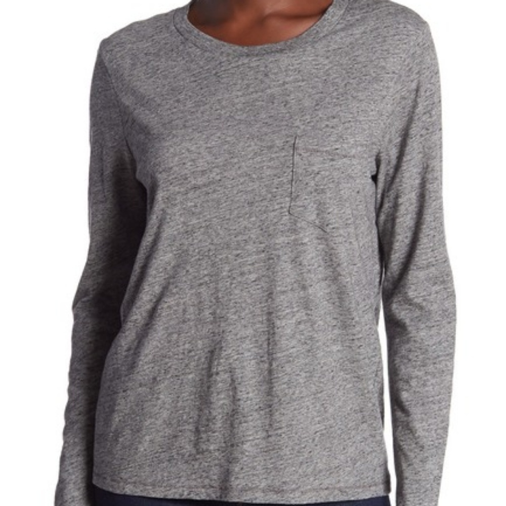 Madewell long sleeve crew neck tee